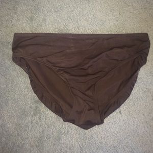 Brown bathing suit bottoms