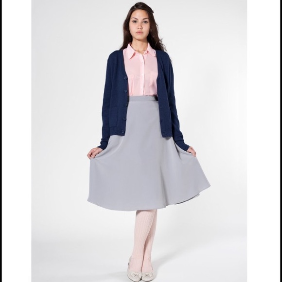 American Apparel midi/mid-length circle skirt