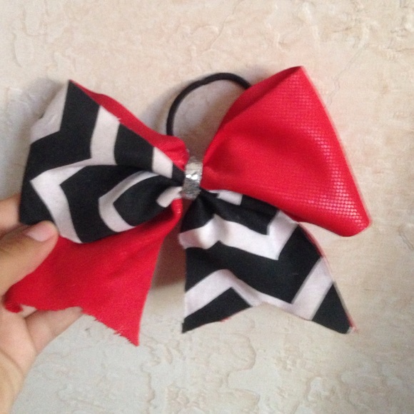 Red Cheer bow