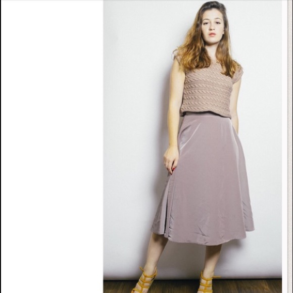 American Apparel midi/mid-length circle skirt