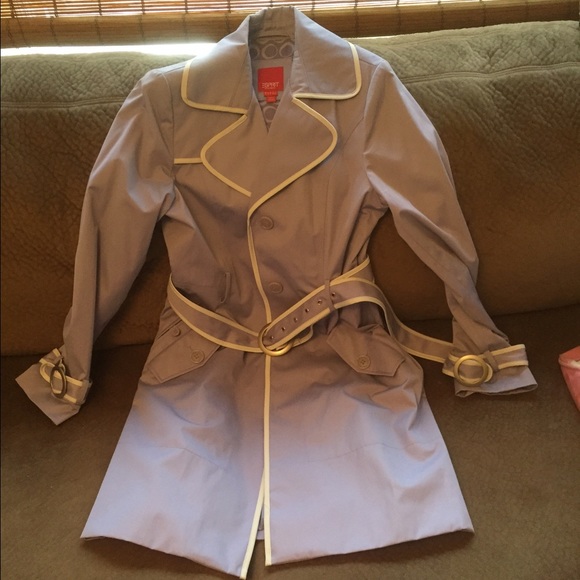 Esprit lavender trench coat