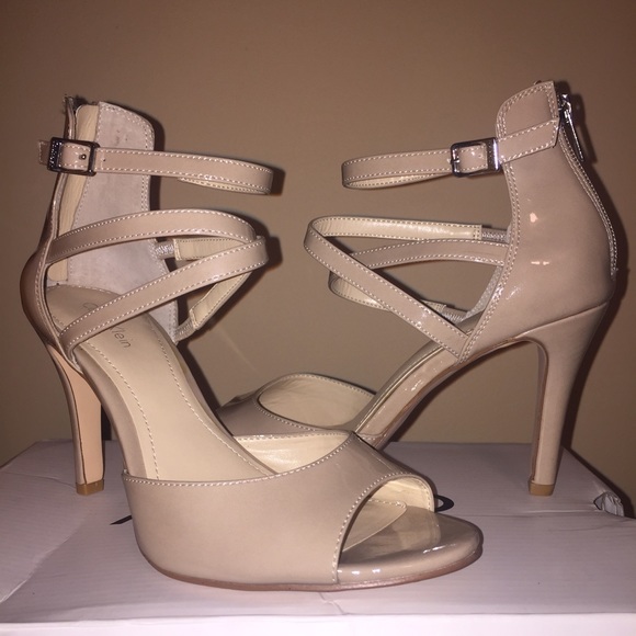 Calvin Klein Shoes - Calvin Klein Nude Heels