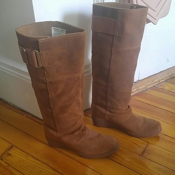 Sorel Knee High Suede Boots
