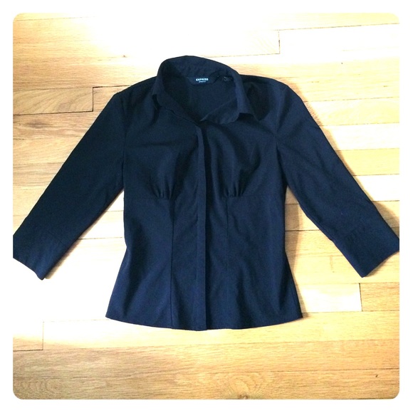 Express Black Blouse