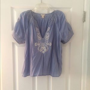 J.crew tunic top, small.