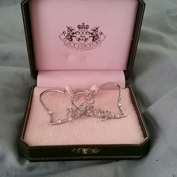 Juicy couture earrings with box