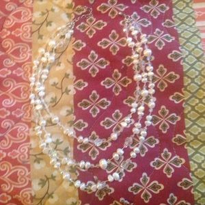 Francesca's 3 layer pearl necklace