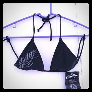 Sullen Black String Bikini