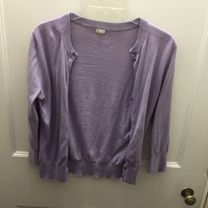 J. Crew purple sweater