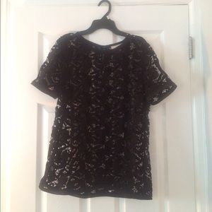Ann Taylor Loft lace top, size medium
