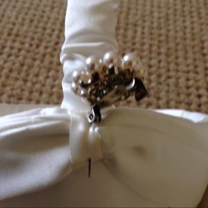 Bags - 1 left! Ivory satin flower girl basket. Beautiful Bags - 1 left! Ivory satin flower girl basket. Beautiful