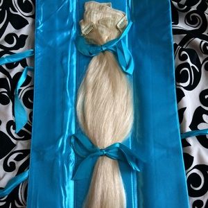 Platinum clip in extensions