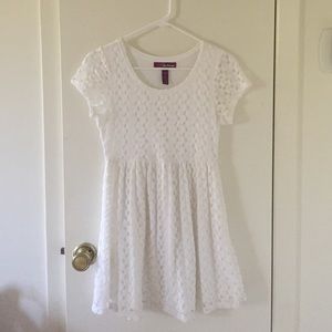 Adorable White Lace Dress