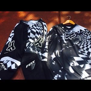 Mens fox riding gear jersey size Lg, pants mens 36