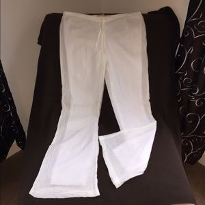 ⭐️ BOGO! White Gauze Drawstring Pants