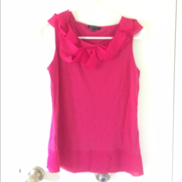 Elegant Pink Ruffled Top - Picture 1 of 1