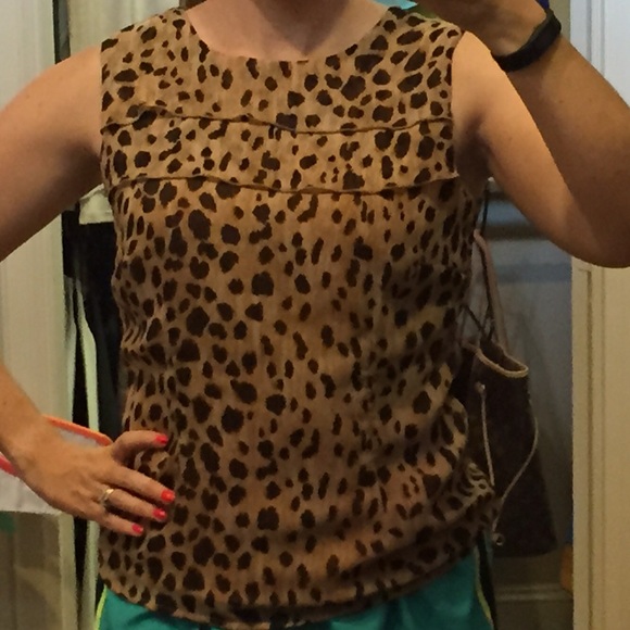 Merona leopard top💗💗💗