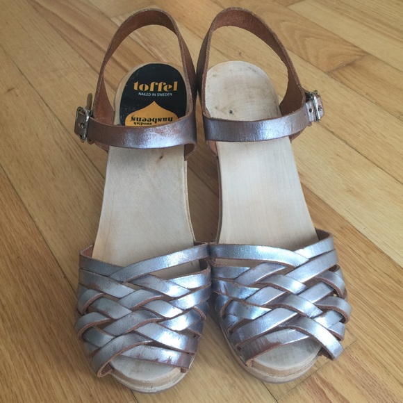 Swedish Hasbeens Shoes - Silver Swedish Hasbeens Sky High Heels Swedish Hasbeens Shoes - Silver Swedish Hasbeens Sky High Heels