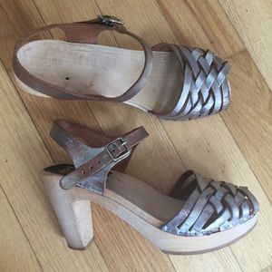 Swedish Hasbeens Shoes - Silver Swedish Hasbeens Sky High Heels Swedish Hasbeens Shoes - Silver Swedish Hasbeens Sky High Heels