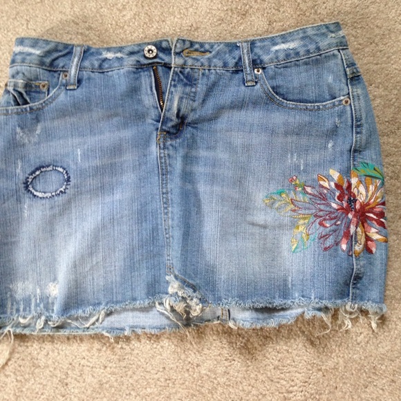 Jean skirt