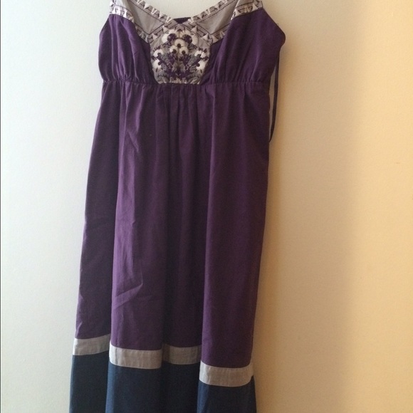 purple hippie dress