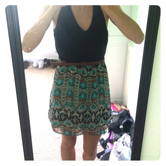 Criss cross back dress