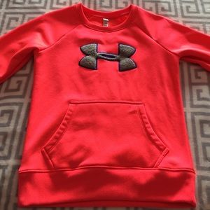 UA cold gear storm semi-fitted sweatshirt
