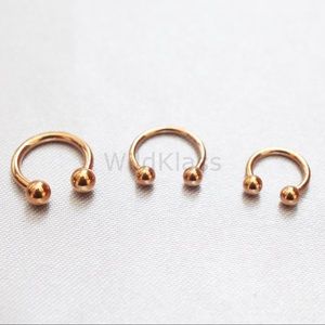 Rose Gold Horseshoe Ring