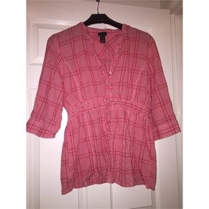 Super cute plaid Torrid blouse