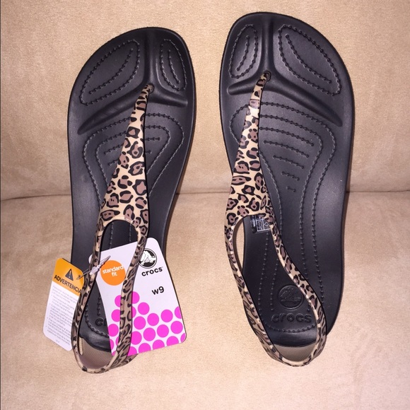 Crocs Animal Print Sandals