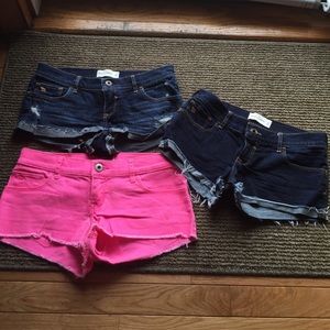 Bundle of shorts and jeans
