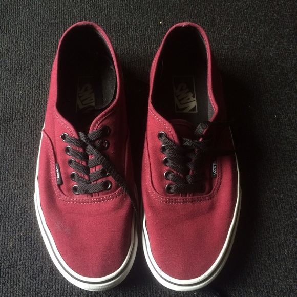 Maroon vans