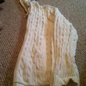 Hooded zip up  sweater and Vera Bradley for $14