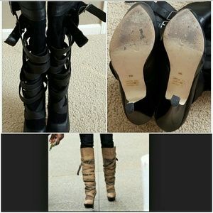 Bebe Black Jenna boots