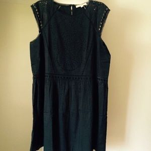 Loft size XL black dress