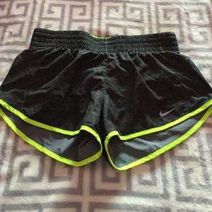 Nike dri-fit running shorts.