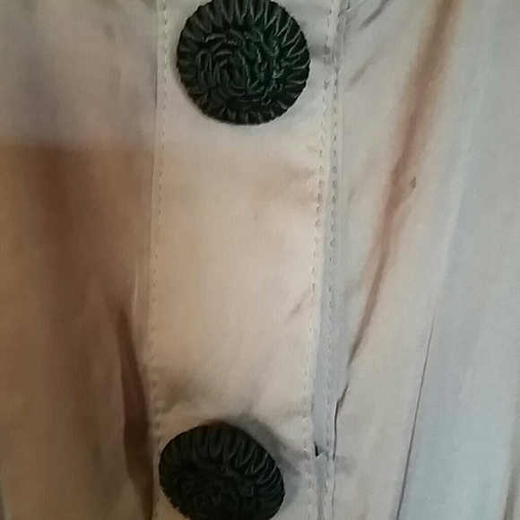 Long Sleeve Flowy Embroidered Half Button Up Dress - Picture 2 of 3