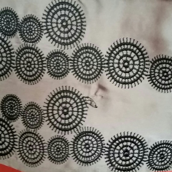 Long Sleeve Flowy Embroidered Half Button Up Dress - Picture 3 of 3