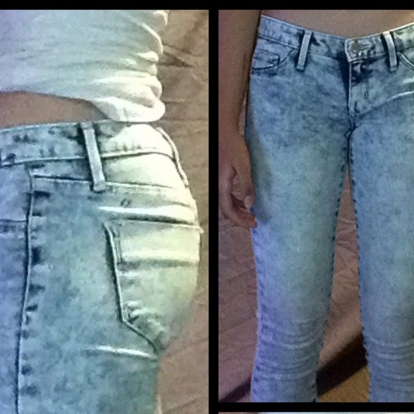 Acid wash jeans