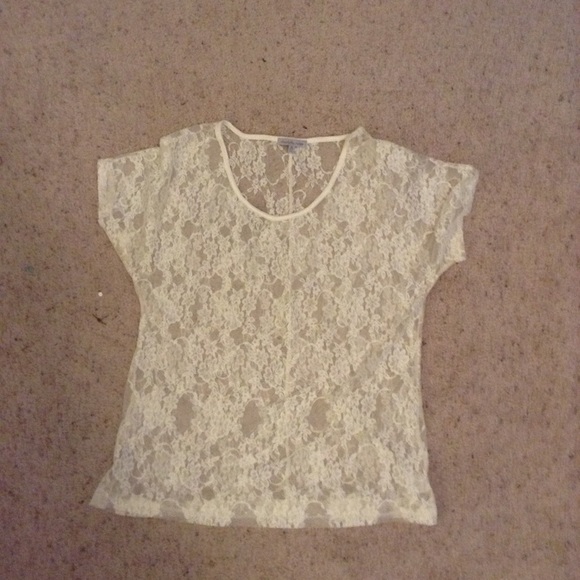 Charolette Russe White lace top