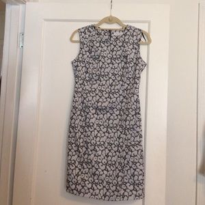 Calvin Klein black and white dress 6P
