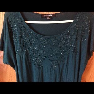 F21 beaded top szM