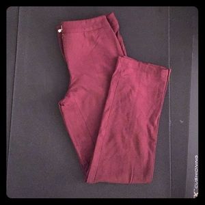 Maroon Ankle pants