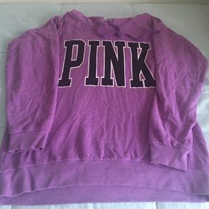 PINK purple sweat shirt