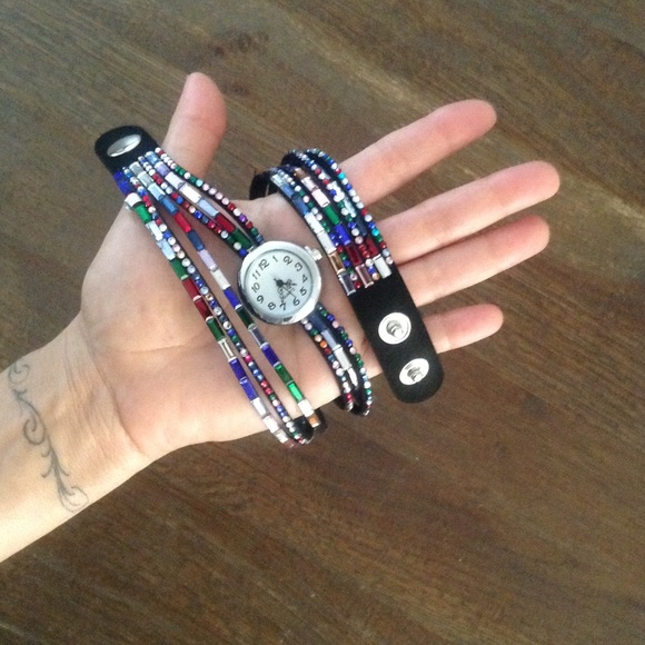 Stone wrap bracelet