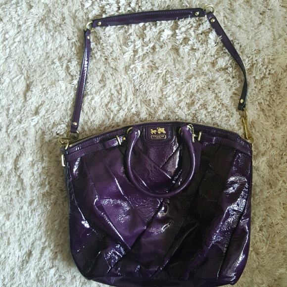 COACH Deep purple bag.