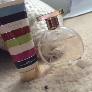 Coach legacy perfume and lotion set