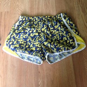 Under Armour running shorts!