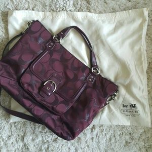 COACH Cranberry handbag