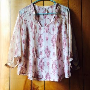 Bohemian style top